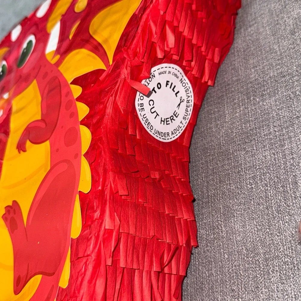 Red Dragon Piñata Party Kit